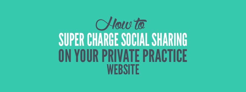 social sharing plugin for private practice website
