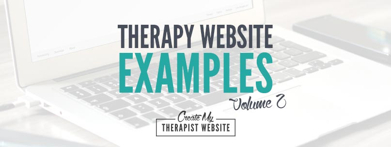 Therapy Website Examples: Volume 2