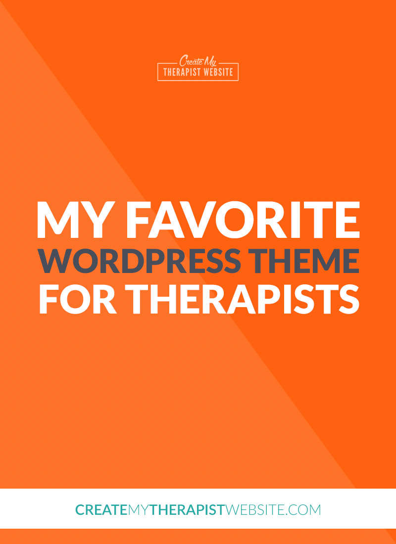 favorite wordpress theme for therapists private practice pin