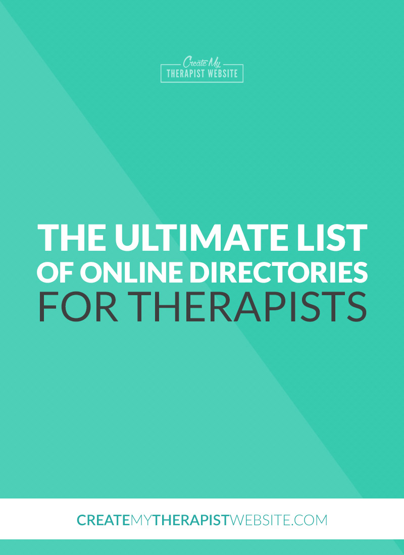 Online directories are often the first place a therapist will go to get their services out into the world. They can be a great source for new clients coming into your private practice especially when starting out. In this post you’ll find nearly 100 online therapist directories where you can list your services.