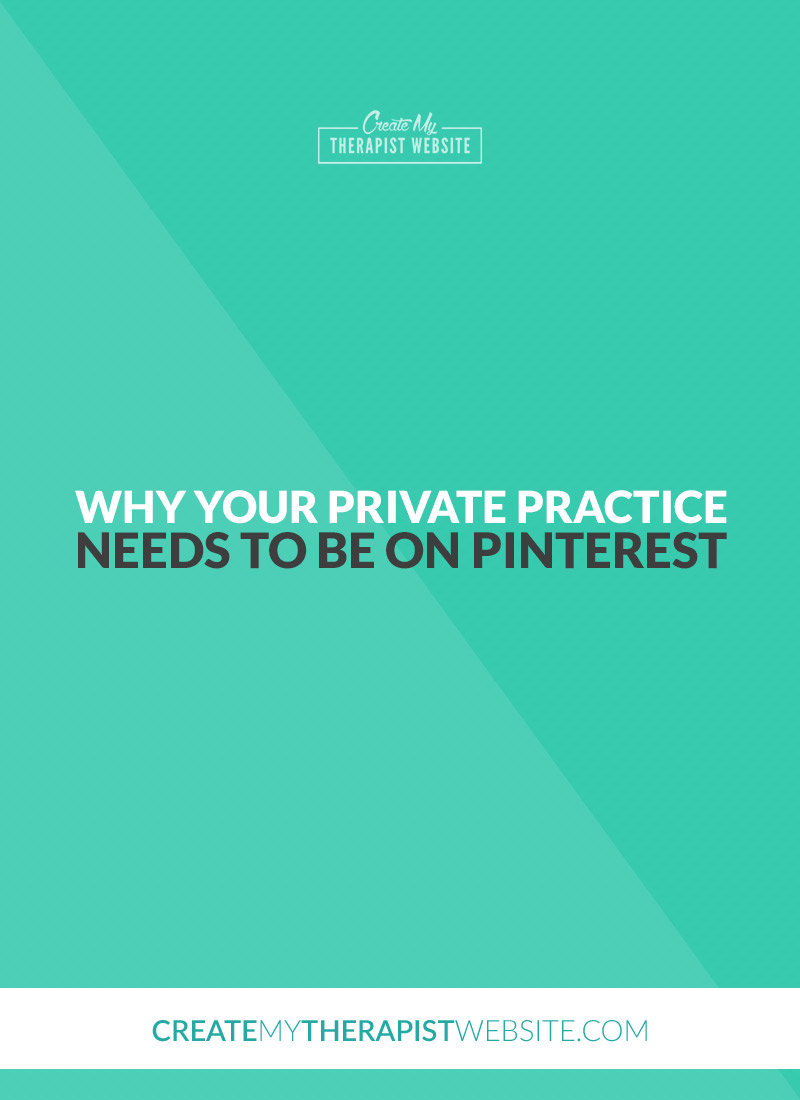 Pinterest isn’t just for recipes, workout plans, and dream weddings. It’s actually a great way to drive traffic to your private practice’s website.