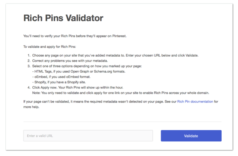 rich pin validator