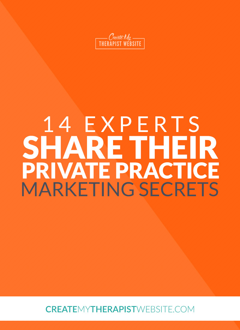 Building a private practice is hard. Like any business, there can be ups and there can be downs as you figure out how to market your therapy services. But the great news is, you don’t have to do it alone. In this article, I’ll share with advice from some of the leading coaches and teachers in private practice marketing.