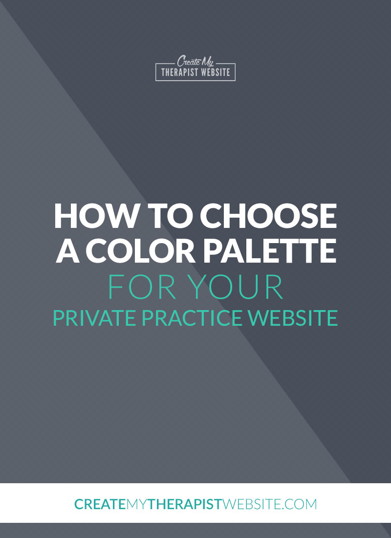 Color in website design has the power to evoke emotion, capture your target audience and represent the personality of your private practice. But how do you find a color palette that works for your website? In this article, we’ll talk all about color and give you some resources to find the best palette for your private practice website