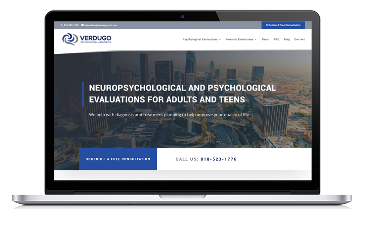 Psychologist website design