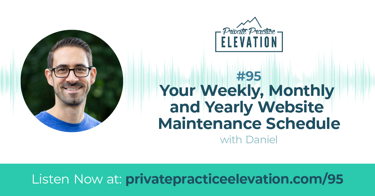95. Your Weekly, Monthly and Yearly WordPress Maintenance Schedule